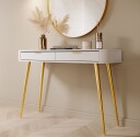 Walia Sminkebord 113 cm - Hvit