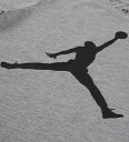 Jordan T skjorte   Jumpman   Karbon Heather   Jordan   13 15 år 158 170   T skjorte   Grå