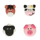 Funcakes Spiselig Kakepynt Gårdsdyr Pk/12 