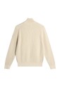 J. Lindeberg Alex Half Zip Knitted Sweater   Beige   XXL