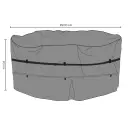 Brafab Møbeltrekk Rundt 200x80 cm Premium