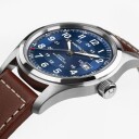 Hamilton Herreklokke H70605540 Khaki Field Blå/Lær Ø42 mm
