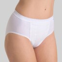 Sloggi Truser Control Tai Hvit bomull 42 Dame