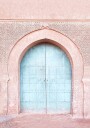 Turquoise Door Plakat / 21x30cm