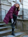 Twentyfour Mode Aria Parkas Burgunder 34