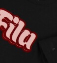 Fila T-skjorte - Molini - Beskåret grafikk - Black - Fila - 3-4 år (98-104) - T-skjorte Bordeaux Rosa Svart