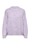 A View Patrisia Solid Knit Pullover   Purple   M