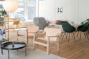 Hay Bernard Lounge Chair Water based Lacquered Oak/Natural Leather