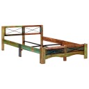 vidaXL Sengeramme gjenvunnet heltre 140x200 cm 8719883571331