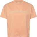 aim´n Varsity Boxy T Shirt   Coral   M