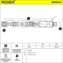 RIDEX 83B0542 Bremseslange