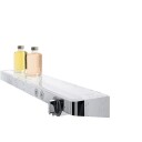 Hansgrohe ShowerTablet Select 700 2 utløp og integr. glasshylle, Krom/Hvit