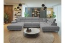 Gabina Sofa med Divan og Sjeselong 4 seter   Grå