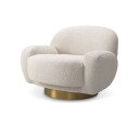 Udine stol bouclé cream