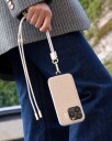 Ideal Of Sweden Vegan Leather Case iPhone 17 Pro Max Warm Beige Croco