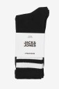 Jack & Jones Junior   Sokker JacTravis Tennis Sock 3 pakning   Svart