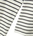 LMTD Nlfhinaja Ls Stripe Short S Top Noos White 146 152
