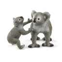 Schleich Koala Mor og Barn Figursett i Plast - Wild Life