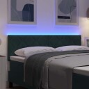 LED Hodegavl Diamantblokk Design Mørkegrønn 160 cm Fløyel