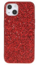 EIDERWOOD iPhone 14 Glitter Hybrid Deksel - Rød