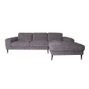 Hjørnesofa HOME4YOU Kristy Høyre Hjørne Grå   grå