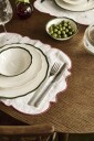 Decotique Gia Spisebrikke 35x45 cm 2 pk Hvit / Grønn