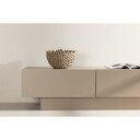 Venture Design Cuenca TV-benk Whitewash/glass 160 x 47 cm Hvit