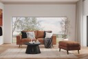 Copenhagen 2 seters Sofa i Kunstlær   Brun