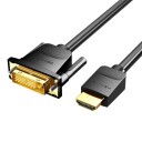 Vention Kabel HDMI Do DVI (24+1) Vention Abfbf 1m 4K 60hz/ 1080p 60hz (czarny)