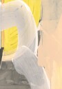 Yellow Abstract Flow Plakat / 30x40