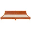  Sengeramme uten madrass voksbrun 180x200 cm heltre furu 8721102851964
