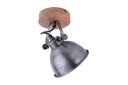 Taklampe Coapa 15x16 cm Grå / Natur