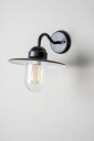 AIRAM Arvika veggarmatur IP44 svart (ikke utstyrt E27 max 60W)