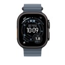 Apple 49/46 mm Anchor Blue Ocean Band Extension   Black Titanium Finish