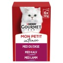 Gourmet Våtfôr Mon Petit Meat Selection Våtfôr Til Katt 6X50 G