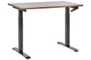 Bina Skrivebord 72x120 cMørkt tre/Svart