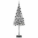  Juletre med 300 LED med stativ Hvit 210 cm PE og stål
