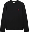 AMI Longsleeves Ami De Coeur T Shirt   Black   M