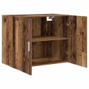 vidaXL Veggskap Gammelt tre 80 x 42,5 x 64 cm Konstruert tre