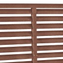 vidaXL Lamellgjerde WPC 180x180 cm brun
