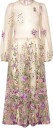A View Fuschia Dress Cream 34
