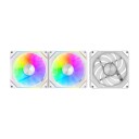 Darkflash Gauss G24 3-i-1 PC-vifte 120mm Hvit