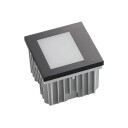 Arcchio Yariki LED innfelt vegglampe, svart