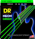 DR Strings NGB-45 HiDef Neon Grønn Saiten für E-Bass