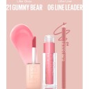 Maybelline New York Lifter Lip Bundle Gloss 21 Gummy Bear & Liner 06 L