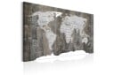 Tavle World Map: Wooden World 120X80 Artgeist sp. z o. o.
