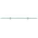 vidaXL Flytende hyller 2 stk glass 100x20 cm 8 mm