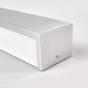 Lindby Aluminiumsfarget LED-vegglampe Ranik