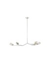 Carraig 53" 5 Light Chandelier Polished Nickel