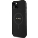 Guess Iphone 15 Plus Deksel Saffiano Magsafe Svart